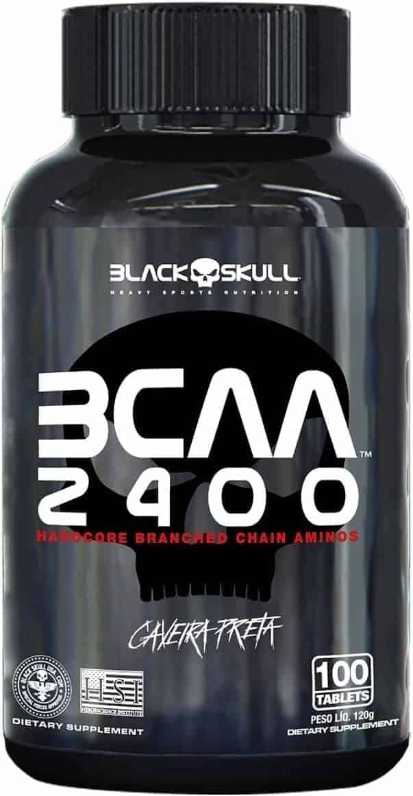 Bcaa-2400-100-Tabletes-Black-Skull-Black-Skull-2.jpg Bcaa 2400 - 100 Tabletes - Black Skull, Black Skull - Imagem 1