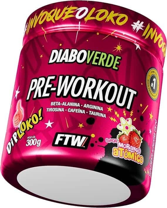 FTW-Pre-Treino-Diabo-Verde-Diploko-em-Po-com-Cafeina-Aminoacidos-Beta‑Alanina-e-Arginina-para-Treinos-e-Atividades-Fisicas-Pote-300-g-Morango-Atomico.jpg FTW Pré-Treino Diabo Verde Diploko em Pó com Cafeína, Aminoácidos Beta‑Alanina e Arginina para Treinos e Atividades Físicas - Pote 300 g (Morango Atômico) - Imagem 1