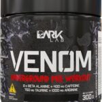 Pré-Treino Venom Underground Dark Lab 300g, Limão, Estímulo Físico e Mental