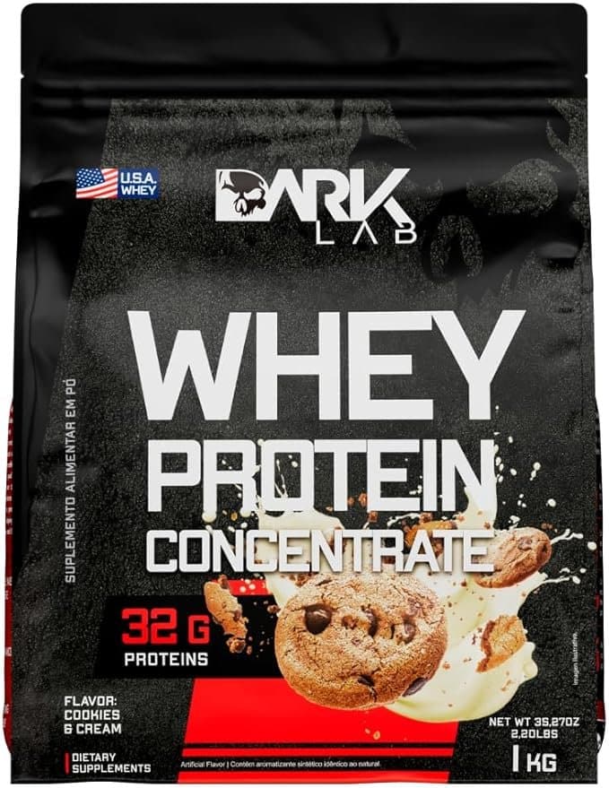 Whey-Protein-Concentrado-Dark-Lab-1kg-Cookies-Cream-Proteina-Concentrada-do-Soro-do-Leite-WPC-Ganho-de-Massa-Muscular-Suporte-Nutricional-1.jpg Whey Protein Concentrado Dark Lab, 1kg, Cookies & Cream, Proteína Concentrada do Soro do Leite (WPC), Ganho de Massa Muscular, Suporte Nutricional - Imagem 1